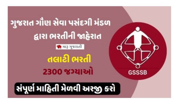 GSSSB Revenue Talati Recruitment 2025
